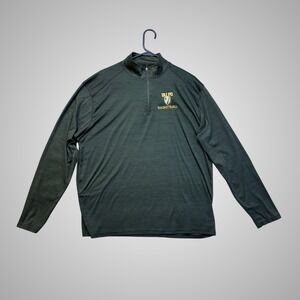 BSN Sports Valpo Basketball Pullover‎ Mens 2XL Green Excellent Quarter Zip Top